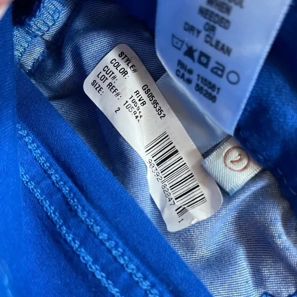 7 For All Mankind Jen7 Skinny Ankle Jeans In Rivera Blue 2 - Picture 7 of 7